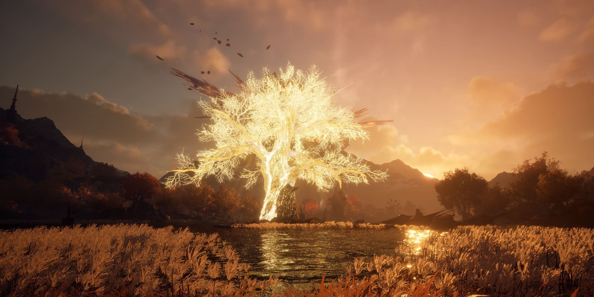 Golden Autumn Lake