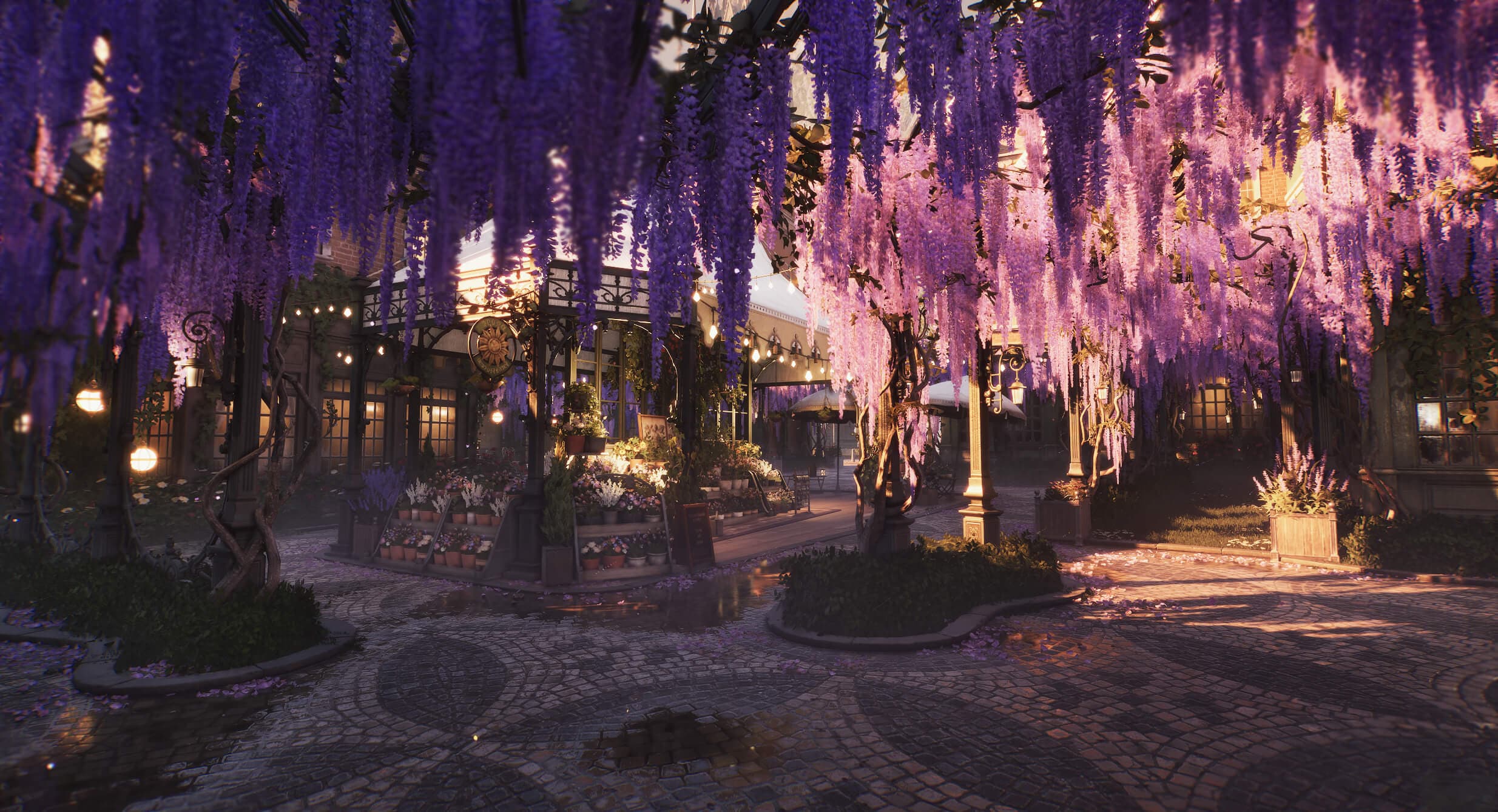Wisteria Corridor