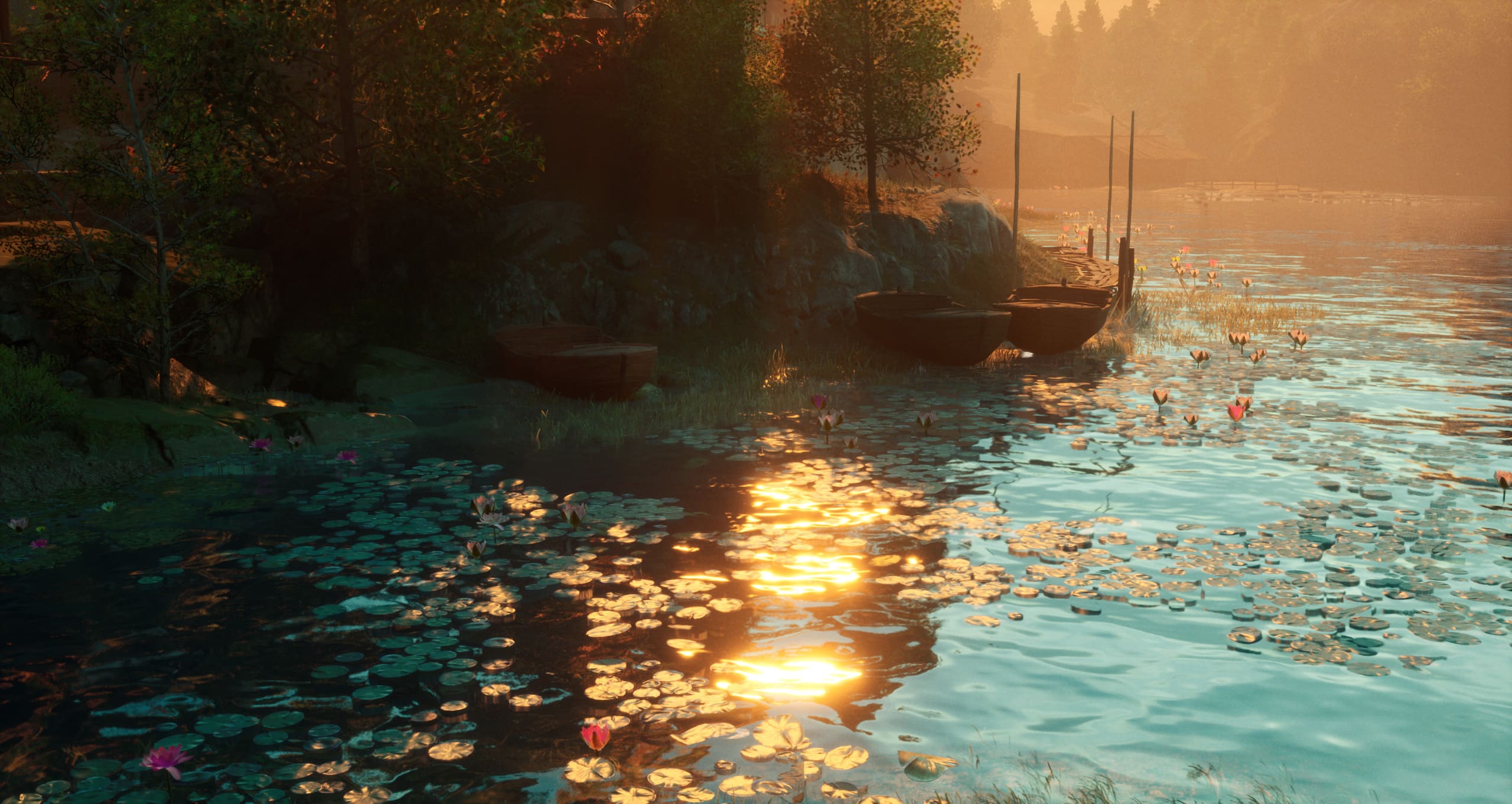 Water Lily Town Canal Network & Potion Markets